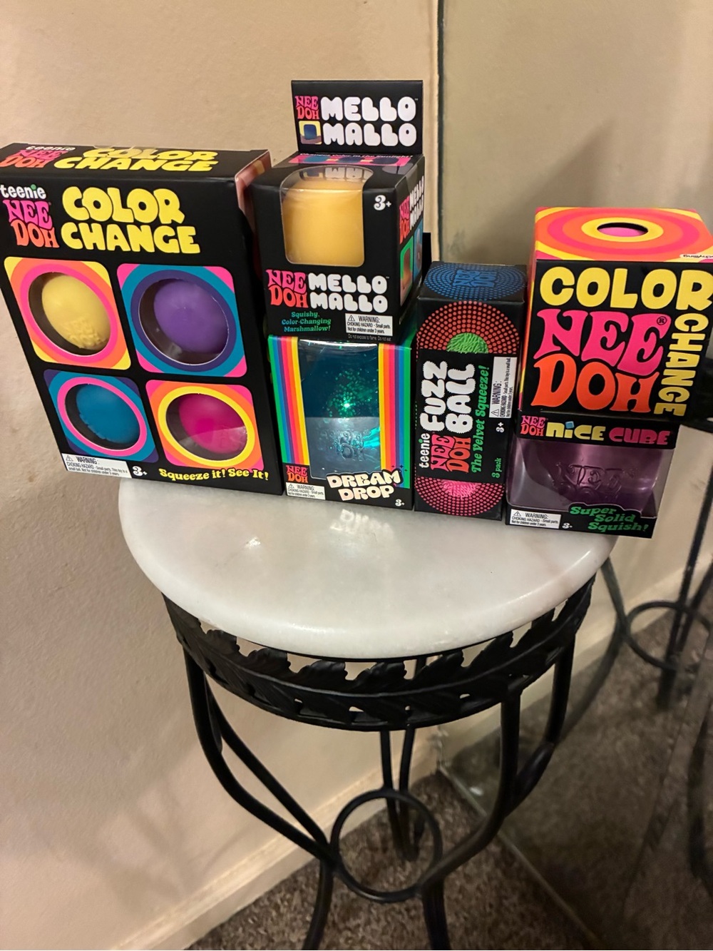 NeeDoh Color Change, Mello, Nice Cube, Teenie Fuzzball/Color Change, Nice Cube 6